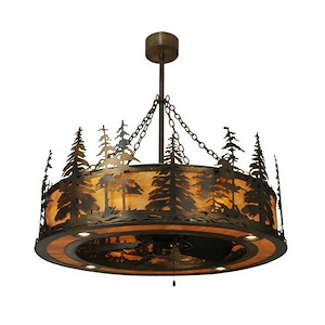 Tall Pines - 12 Light Fandelier-90 Inches Tall and 44.5 Inches Wide - 1352440