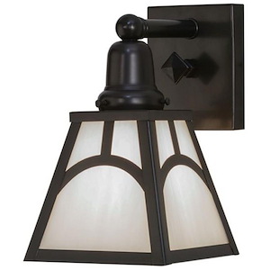 Mission Hill Top - 1 Light Wall Sconce-11 Inches Tall and 6 Inches Wide - 1352546