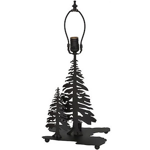Tall Pines - 1 Light Double Lit Table Lamp Base-14 Inches Tall and 10 Inches Wide - 1352569