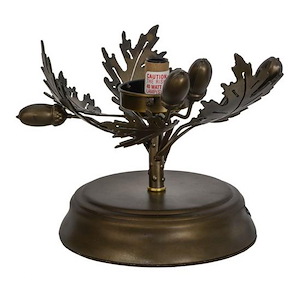 Oak Leaf & Acorn - 1 Light Table Lamp Base-7 Inches Tall and 10 Inches Wide - 1352679