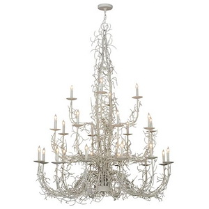 Twigs - 24 Light Chandelier-78 Inches Tall and 54 Inches Wide - 1352716