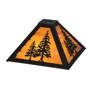 Tall Pines - Shade-6.5 Inches Tall and 16 Inches Wide - 1352777