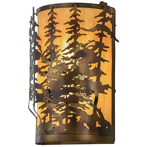 Tall Pines - 2 Light Wall Sconce-20 Inches Tall and 14 Inches Wide - 1352864