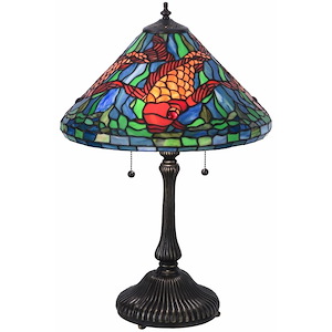 24.5 Inch H Tiffany Koi Table Lamp - 830389