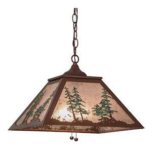 Tall Pines - 2 Light Pendant-15 Inches Tall and 22 Inches Wide - 1352958