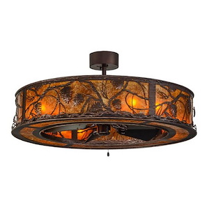 Whispering Pines - 8 Light Fandelier-20 Inches Tall and 44.5 Inches Wide - 1352986