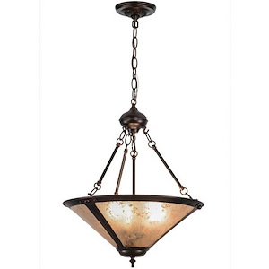 Sutter - 3 Light Inverted Pendant-25 Inches Tall and 17 Inches Wide - 1353049