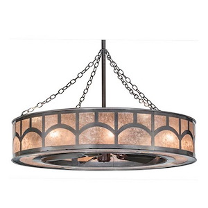 Mission Hill Top - 8 Light Fandelier-64 Inches Tall and 45 Inches Wide - 1353078