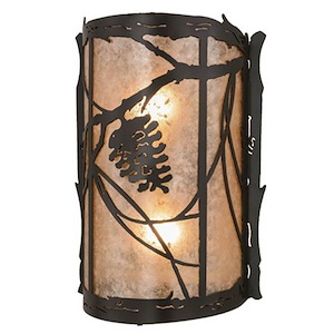 Whispering Pines - 2 Light Wall Sconce-14.5 Inches Tall and 10 Inches Wide - 1353258