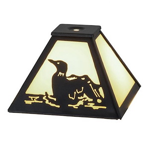 Loon - Glass Shade-5 Inches Tall and 11 Inches Wide - 1353541