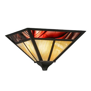 T Mission - Square Shade-9 Inches Tall and 18.5 Inches Wide - 1353547