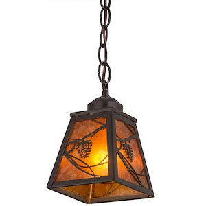 Whispering Pines - 1 Light Pendant-12 Inches Tall and 7 Inches Wide - 1353577