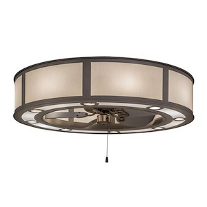 Smythe Craftsman - 8 Light Fandelier-12 Inches Tall and 45 Inches Wide - 1353593