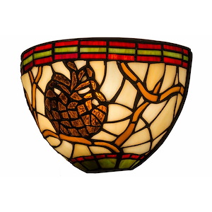 8 Inch W Pinecone Wall Sconce - 828772