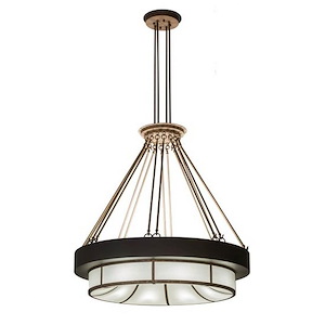 Cilindro Ventura - 8 Light Pendant-83 Inches Tall and 48 Inches Wide - 1353992