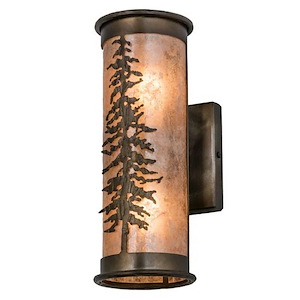 Tall Pines - 2 Light Wall Sconce-12 Inches Tall and 5 Inches Wide - 1354155