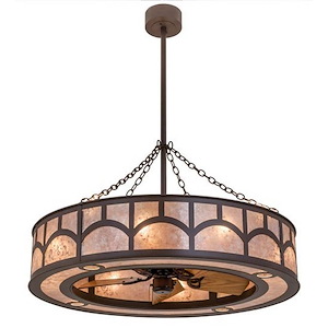 Mission Hill Top - 8 Light Fandelier-53 Inches Tall and 44 Inches Wide - 1354186