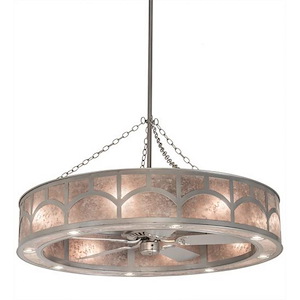 Mission Hill Top - 8 Light Fandelier-72 Inches Tall and 54 Inches Wide - 1354229