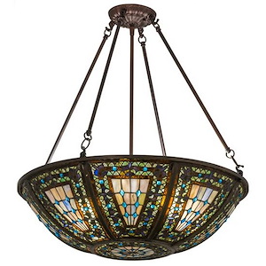 24 Inch W Fleur-De-Lis Inverted Pendant - 826129