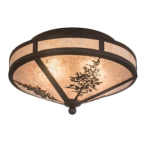 Tamarack - 2 Light Flush Mount-9 Inches Tall and 16 Inches Wide - 1354406
