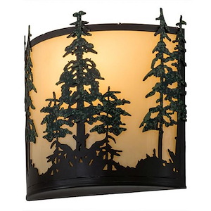 Tall Pines - 2 Light Wall Sconce-12 Inches Tall and 12.5 Inches Wide - 1354511