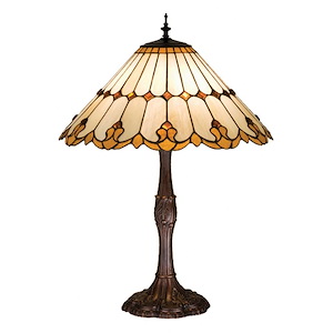 Nouveau Cone - 3 Light Table Lamp