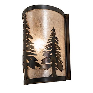 Tall Pines - 1 Light Wall Sconce-12 Inches Tall and 8.5 Inches Wide - 1354898