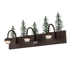 Tall Pines - 3 Light Bath Vanity Hardware-10.5 Inches Tall and 23.5 Inches Wide - 1354904