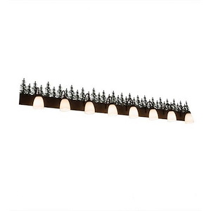 Tall Pines - 8 Light Bath Vanity-12.5 Inches Tall and 82 Inches Wide - 1354969