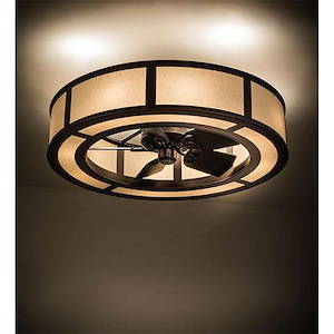 Smythe Craftsman - 8 Light Fandelier-17.5 Inches Tall and 44.5 Inches Wide - 1354973