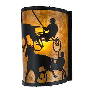 County Fair - 1 Light Wall Sconce-12 Inches Tall and 8 Inches Wide - 1355063