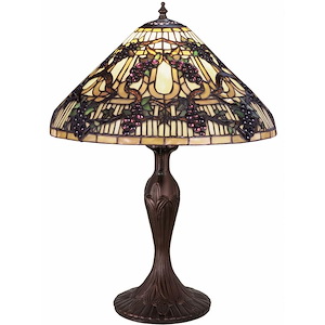 22 Inch H Jeweled Grape Table Lamp - 826918