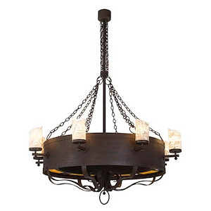 Parnella - 6 Light Chandelier-71.25 Inches Tall and 54 Inches Wide - 1355409