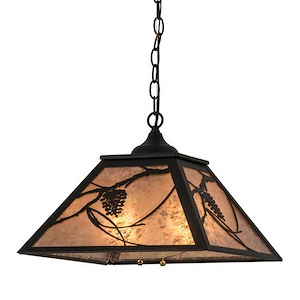 Whispering Pines - 2 Light Pendant-19.5 Inches Tall and 22 Inches Wide - 1355419