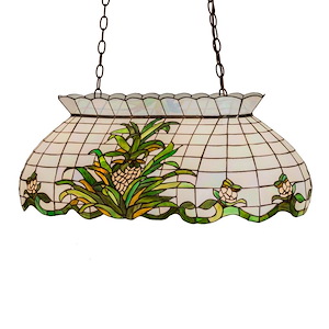 32 Inch Long Welcome Pineapple Oblong Pendant - 830787