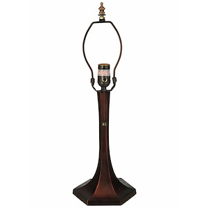Hexgonal Trumpet - 1 Light Table Lamp Base