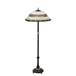 62 Inch High Tiffany Roman Floor Lamp