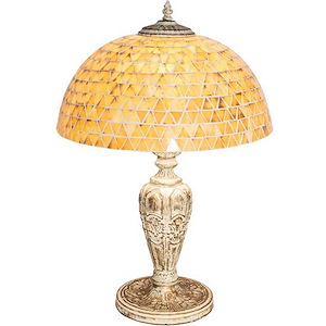 Mosaic Dome - 1 Light Table Lamp-24 Inches Tall and 16 Inches Wide