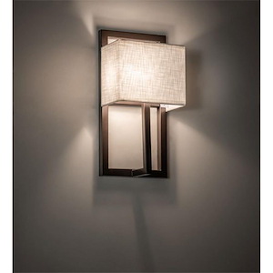 Quincy - 12W 1 LED Wall Sconce-12 Inches Tall and 6 Inches Wide