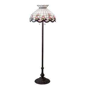 62 Inch High Roseborder Floor Lamp - 992775