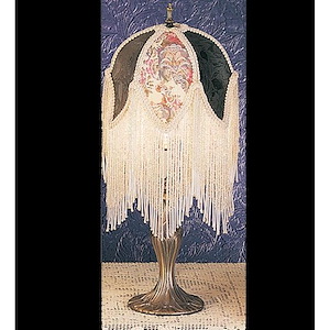 Fabric & Fringe - 1 Light Roses Accent Lamp - 151356