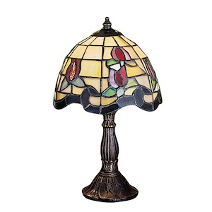 Roseborder - 11.5 Inch 1 Light Mini Lamp - 74988