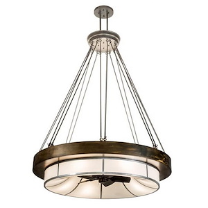 Cilindro Ventura - 8 Light Fandelier-110 Inches Tall and 72 Inches Wide - 1355940
