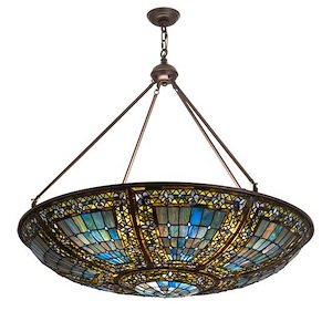 Fleur-de-lis - 8 Light Pendant-44.75 Inches Tall and 41 Inches Wide - 1355955