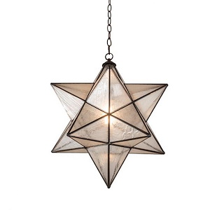 Moravian Star - 1 Light Pendant-27 Inches Tall and 18 Inches Wide