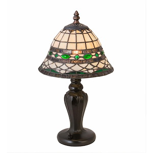15 Inch High Tiffany Roman Mini Lamp