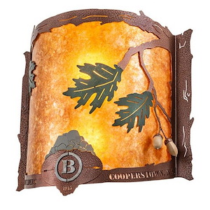 Boulders - 2 Light Wall Sconce-15 Inches Tall and 16 Inches Wide - 1356429