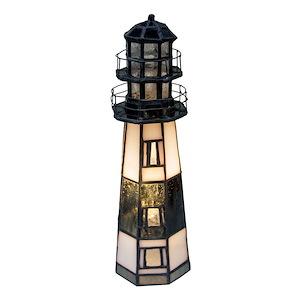 The Lighthouse On - 9.5 Inch 1 Light Accent Lamp