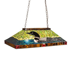 Loon - 3 Light Oblong Pendant - 242690