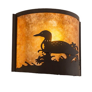 Loon - 1 Light Wall Sconce-9.5 Inches Tall and 11.25 Inches Wide - 1356838